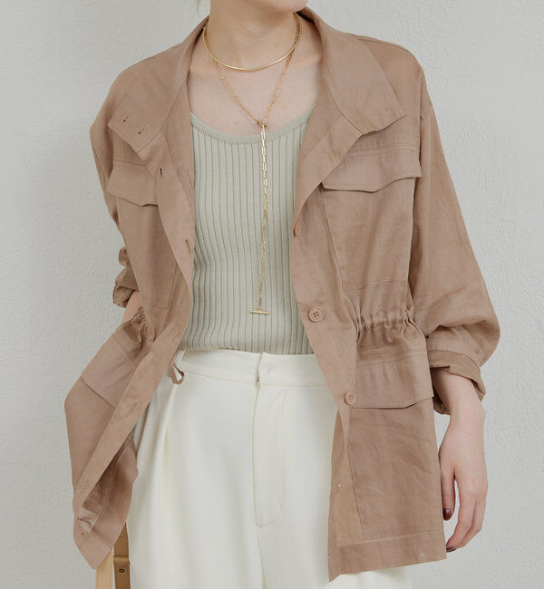  「シアーミリタリージャケット」|テーラードジャケット|