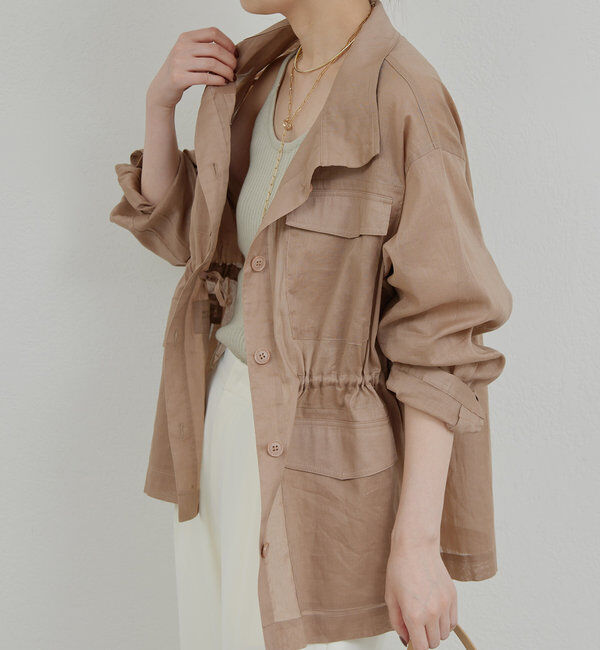  「シアーミリタリージャケット」|テーラードジャケット|