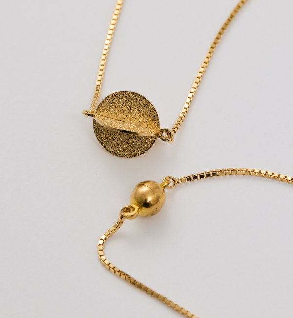  「テクスチャーパーツネックレス」|リング|