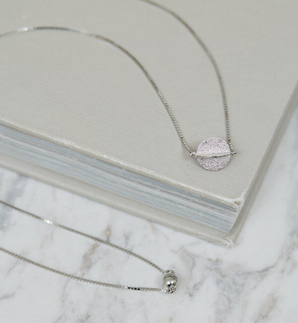  「テクスチャーパーツネックレス」|リング|