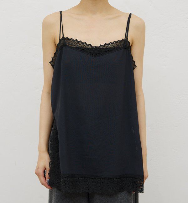  「【HERITANOVUM】レースキャミソール」|シャツ・ブラウス|