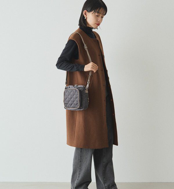  「キルティングスクエアショルダーバッグ」|ショルダー・メッセンジャー|