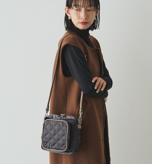  「キルティングスクエアショルダーバッグ」|ショルダー・メッセンジャー|