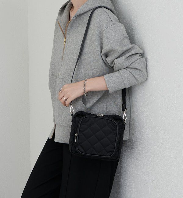  「キルティングスクエアショルダーバッグ」|ショルダー・メッセンジャー|