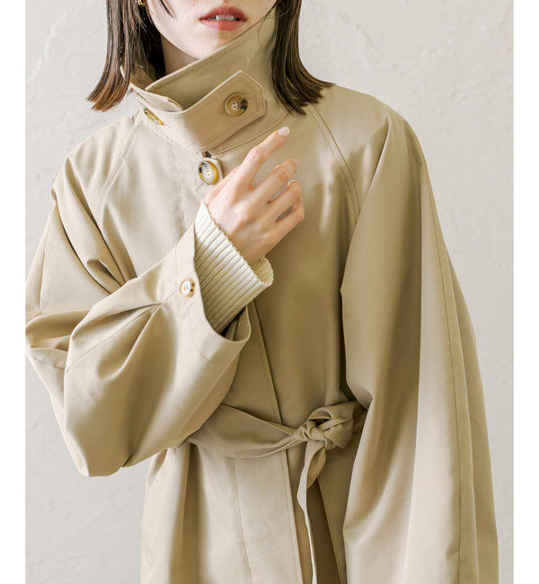  「【2サイズ展開】ステンカラートレンチコート」|トレンチコート|