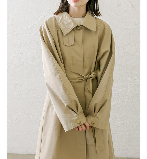  「【2サイズ展開】ステンカラートレンチコート」|トレンチコート|