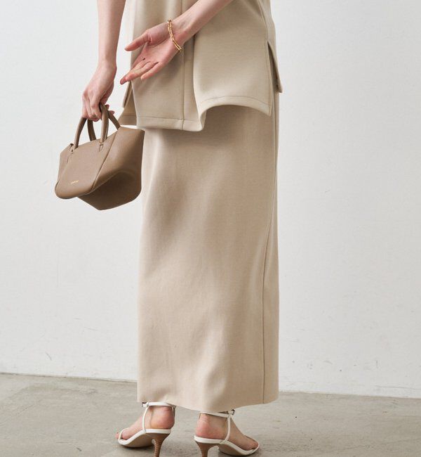  「【Lサイズも登場！】ポンチZIPタイトスカート」|スカート|