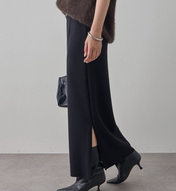  「【Lサイズも登場！】ポンチZIPタイトスカート」|スカート|