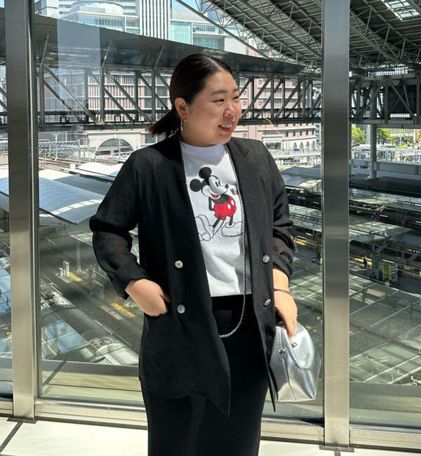  「【Lサイズも登場！】ポンチZIPタイトスカート」|スカート|