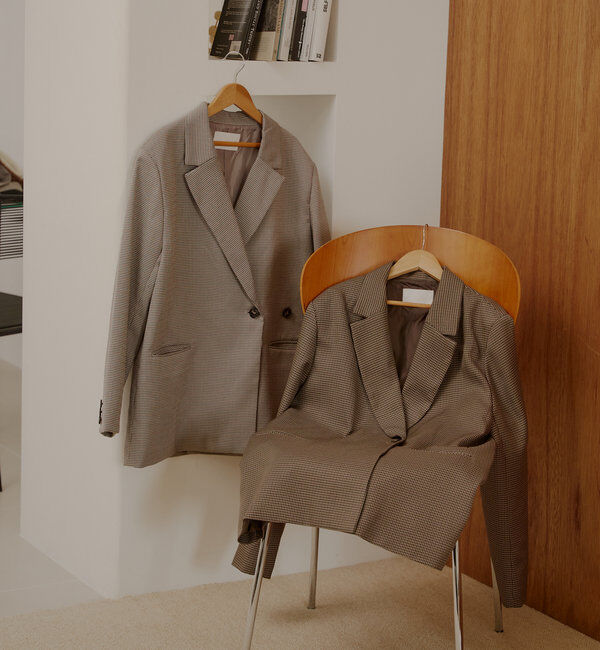  「【SNS総再生回数400万回突破！セットアップ対応】オーバーダブルジャケット」|テーラードジャケット|