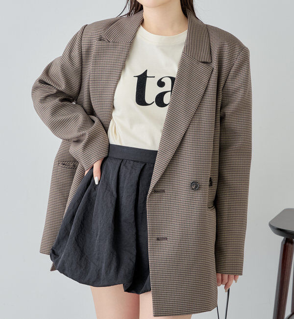  「【SNS総再生回数400万回突破！セットアップ対応】オーバーダブルジャケット」|テーラードジャケット|