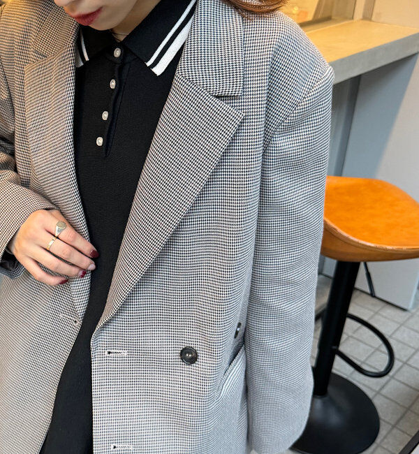  「【SNS総再生回数400万回突破！セットアップ対応】オーバーダブルジャケット」|テーラードジャケット|