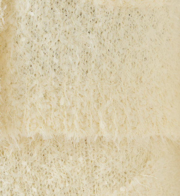  「【セットアップ対応】ラメシャギー金釦コンパクト長袖カーディガン」|カーディガン|