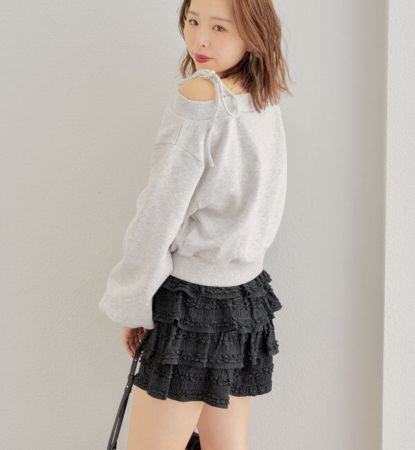  「レースティアードショートパンツ」|チノ|