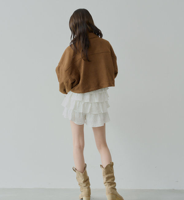  「レースティアードショートパンツ」|チノ|