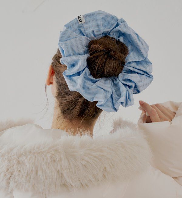  「ストライプBIGシュシュ」|その他|