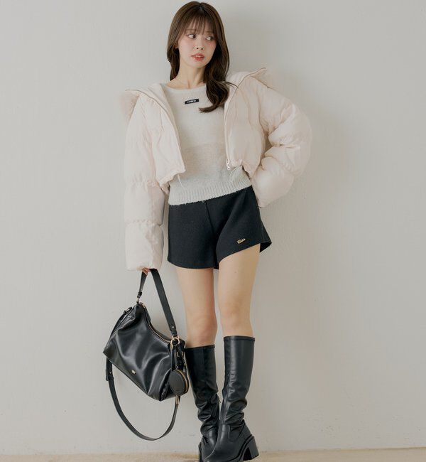  「ラメシアーコンパクトニット」|ニット・セーター|