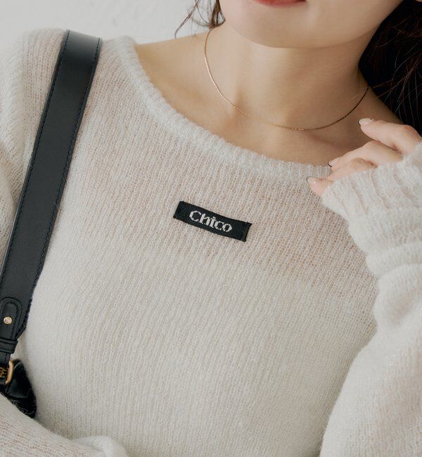  「ラメシアーコンパクトニット」|ニット・セーター|