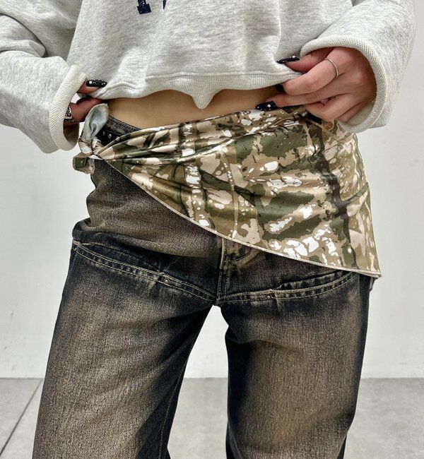  「アソートスカーフ」|ブローチ・コサージュ|ベージュ