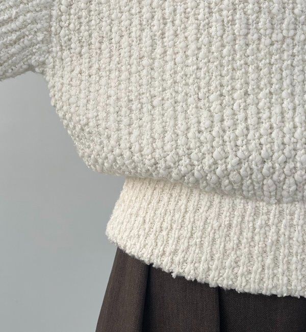  「ハーフジップニット」|ニット・セーター|