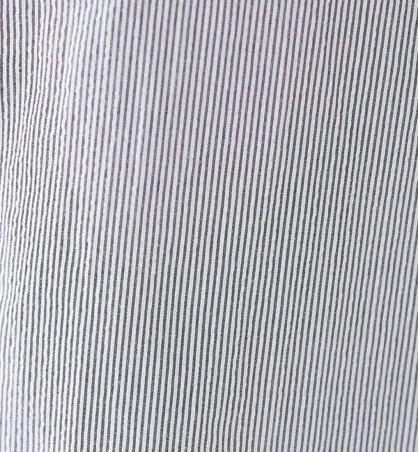 collex「＜手洗い可＞ウェーブストライプブラウス」|シャツ・ブラウス|