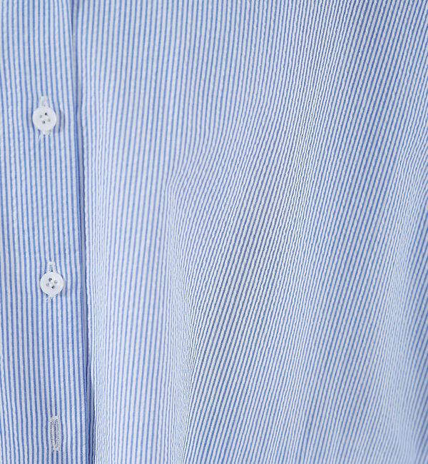 collex「＜手洗い可＞ウェーブストライプブラウス」|シャツ・ブラウス|