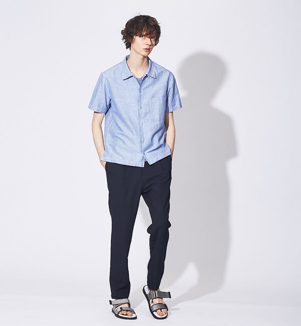 ABAHOUSE「【FLEX COOL】超接触冷感 スムースVネック Tシャツ」|Tシャツ・カットソー|