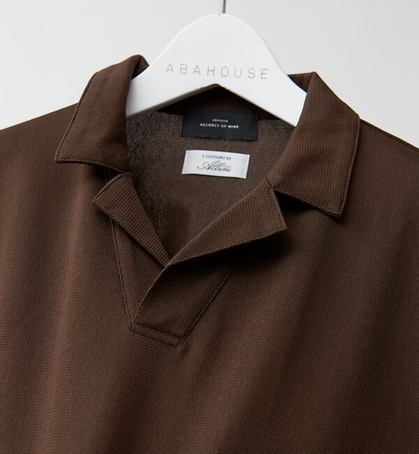 ABAHOUSE「ALBINI オープンカラー ポロシャツ」|ポロシャツ|