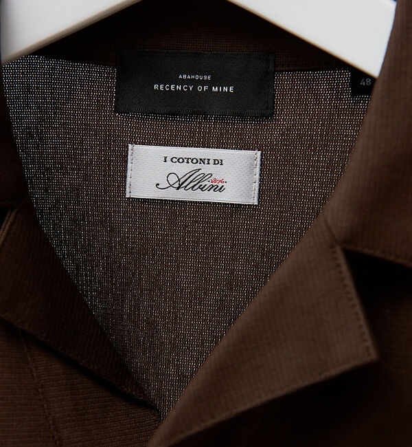 ABAHOUSE「ALBINI オープンカラー ポロシャツ」|ポロシャツ|