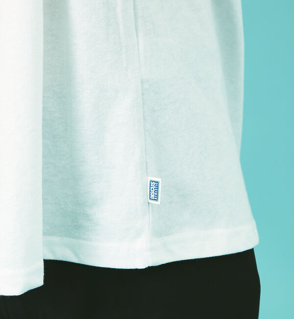 ABAHOUSE「【DISCUS/ディスカス】ビッグシルエット バックプリント半袖Tシャツ/ブラン」|Tシャツ・カットソー|