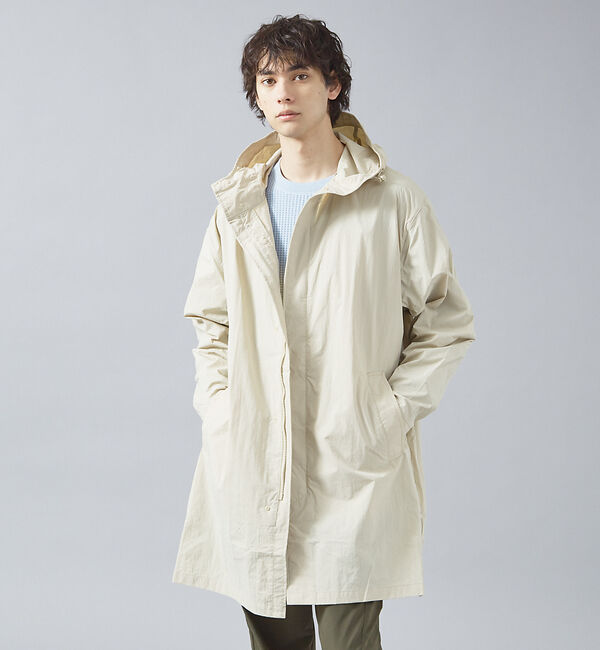 ABAHOUSE「【PYRENEX / ピレネックス】TORRENT 3（トレント ）ナイロンロン」|ステンカラーコート|グレー