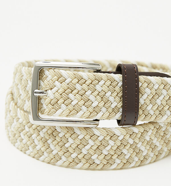 ABAHOUSE「【ストレッチ】ゴムメッシュ ベルト」|ベルト|