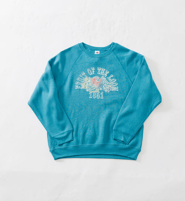 ABAHOUSE「【FRUIT OF THE LOOM/フルーツオブザルーム】ラグラントレーナー/」|スウェット・ジャージ|インディゴ