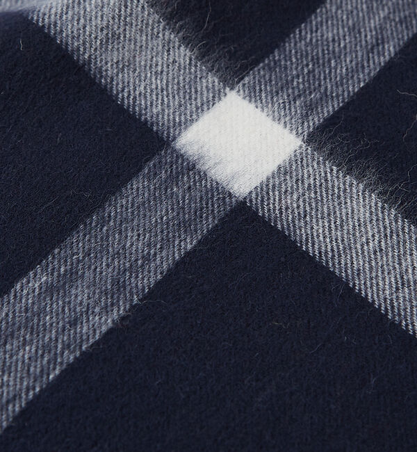 ABAHOUSE「【TWEED MILL/ツイードミル】ラムウールチェック柄ストール/ユニセックス」|マフラー|