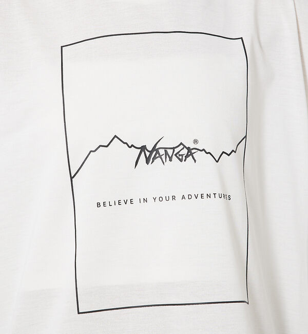 ABAHOUSE「【NANGA/ナンガ】DRY MIX FRAME LOGO T/ドライミックス/」|Tシャツ・カットソー|