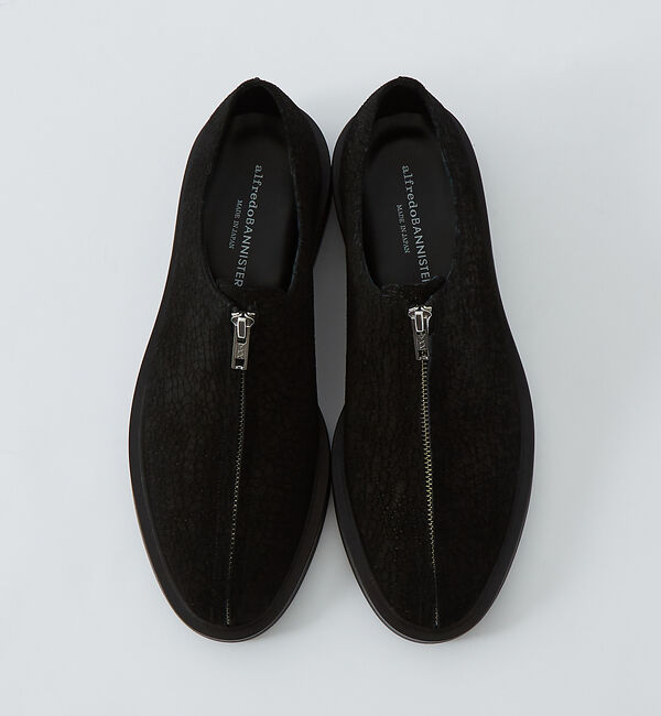 alfredoBANNISTER「センター ジップ パターン レザーシューズ」|その他|