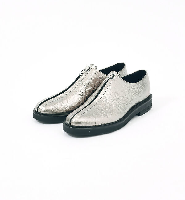 alfredoBANNISTER「センター ジップ パターン レザーシューズ」|その他|