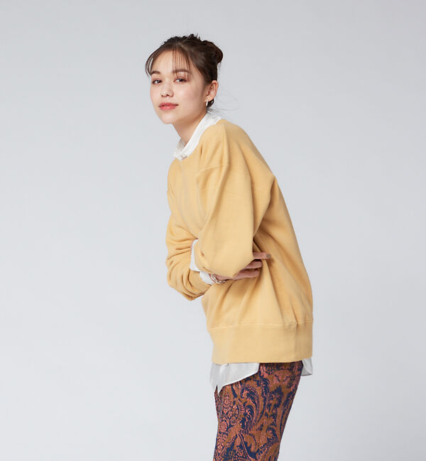 Rouge vif「裏毛プルオーバー」|スウェット・ジャージ|ベージュ