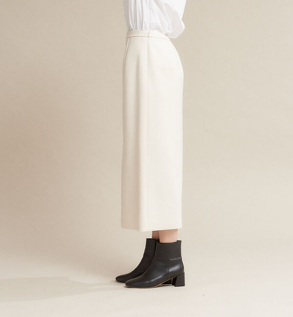 Rouge vif「フェイクメルトンジャージータイトスカート」|スカート|