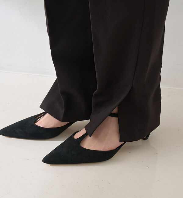 Rouge vif「【セットアップ2点セット】ダブルクロス ジレ&times;パンツ」|ダウンベスト・ベスト|