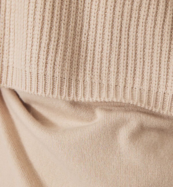 qualite「レイヤードニットワンピース」|ワンピース|