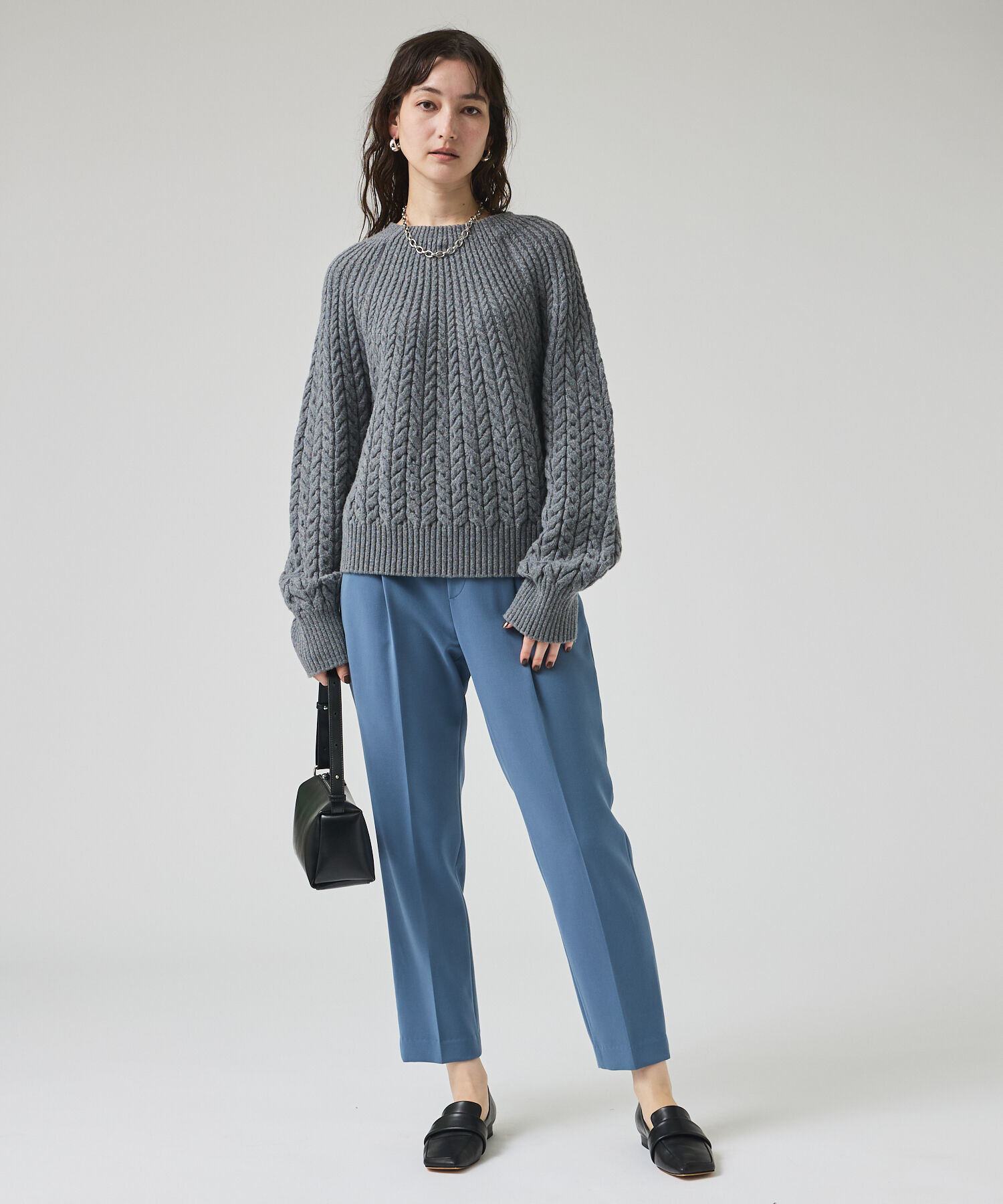 qualite「ダブルクロスセンタープレスパンツ」|その他|