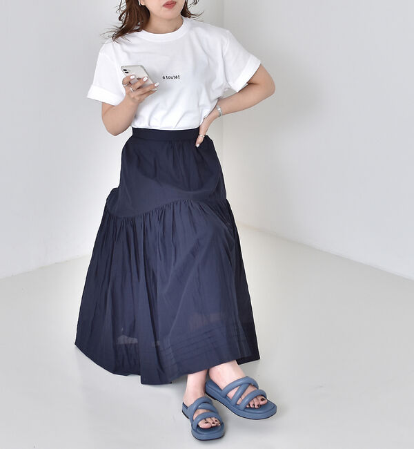 AU BANNISTER「【WEB限定】厚底 チューブ クッション フラット サンダル」|サンダル|