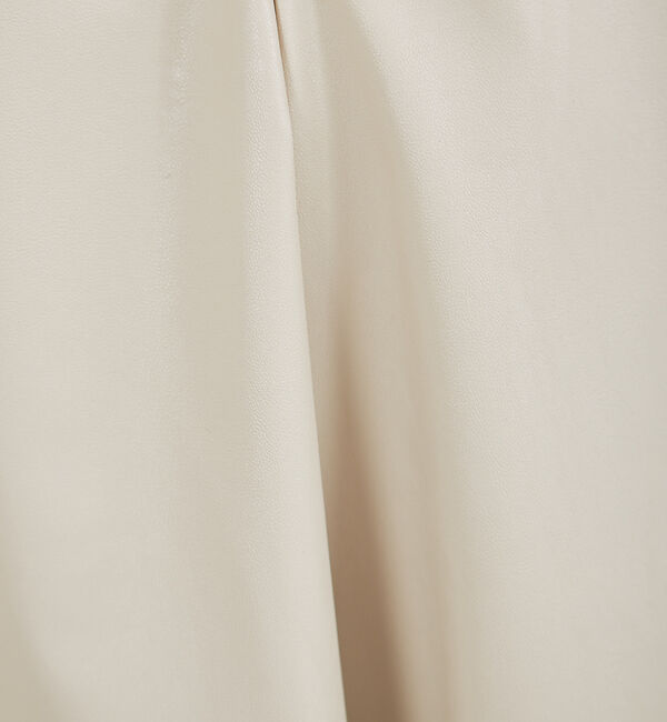 abahouse mavie「フェイクレザーフレアスカート」|スカート|