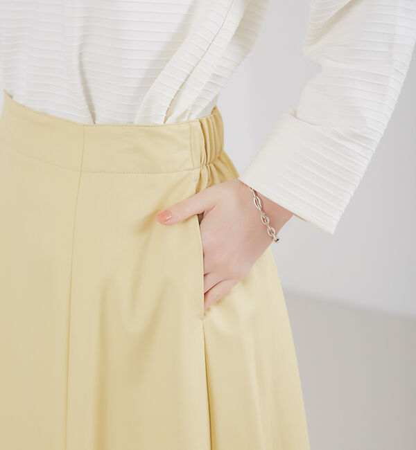 abahouse mavie「フェイクレザーフレアスカート」|スカート|