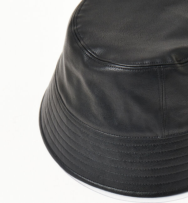 abahouse mavie「フェイクレザーバケットハット」|その他|