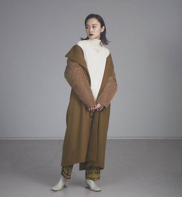 NOMINE「レイヤード風タートルニット」|ニット・セーター|