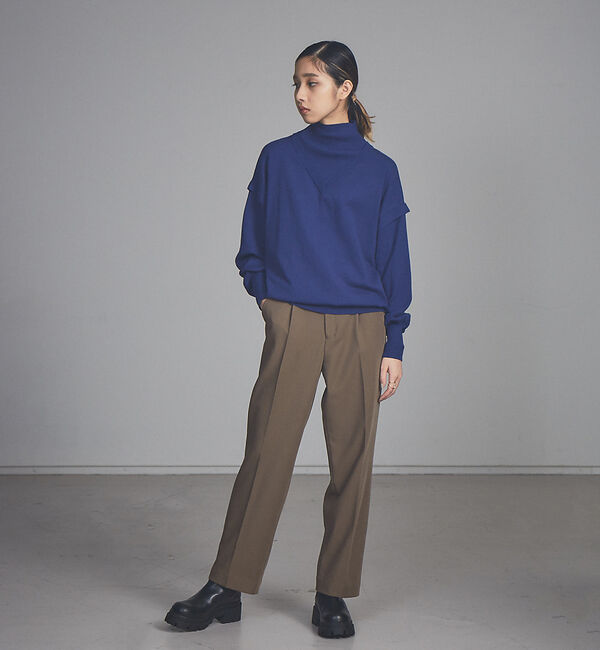 NOMINE「レイヤード風タートルニット」|ニット・セーター|