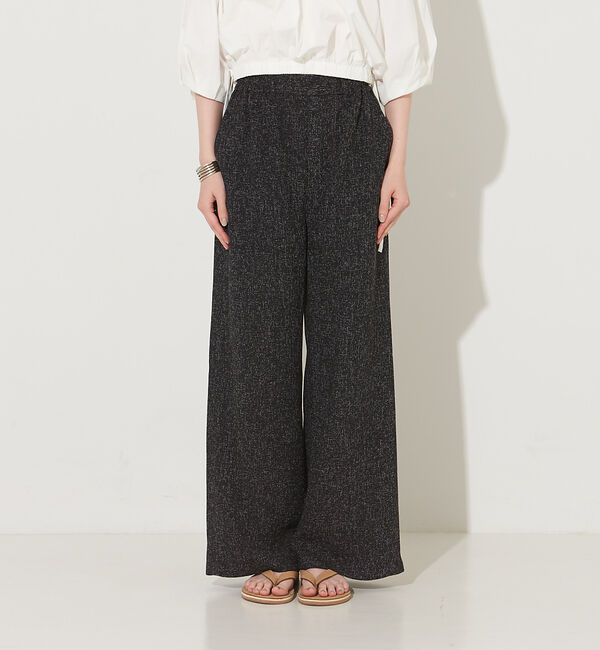 NOMINE「【セットアップ対応】 サマーツイードワイドパンツ」|スラックス|