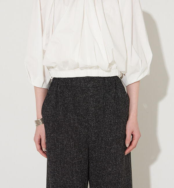 NOMINE「【セットアップ対応】 サマーツイードワイドパンツ」|スラックス|